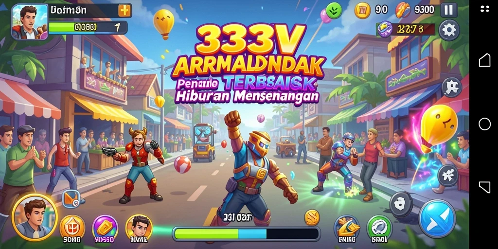 Gameplay seru dan penuh warna di 333V.