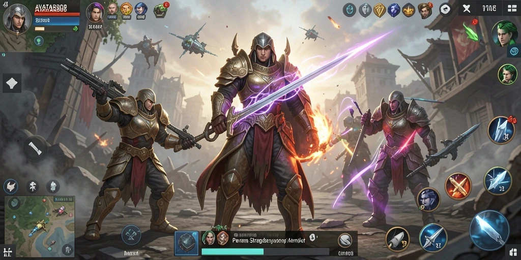 Tampilan gameplay AVATAR808 yang menegangkan dan penuh strategi.