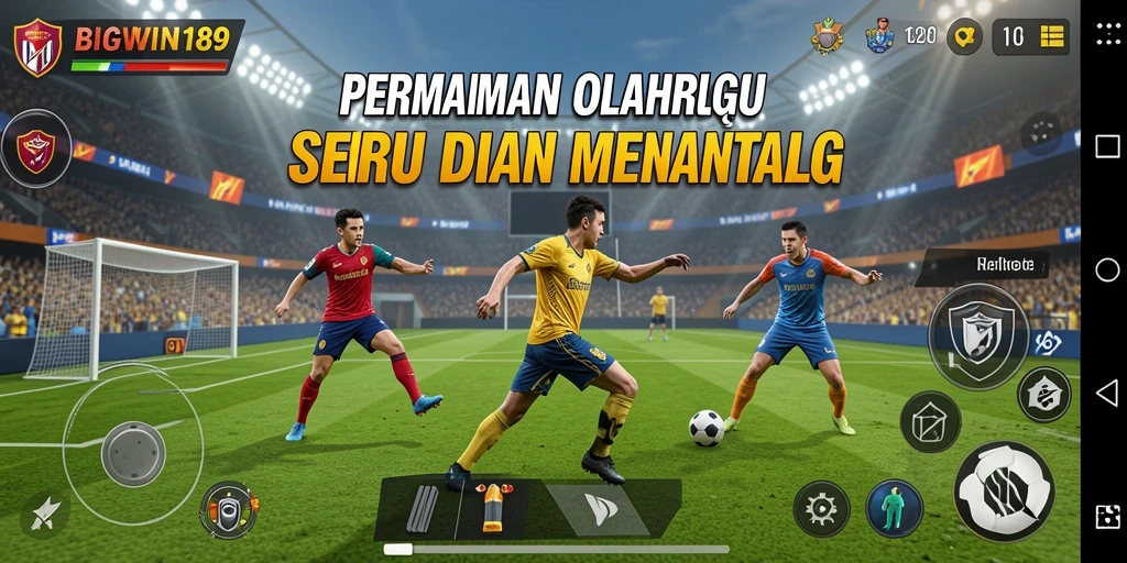 Tampilan gameplay seru dari BIGWIN189 dalam kompetisi olahraga.