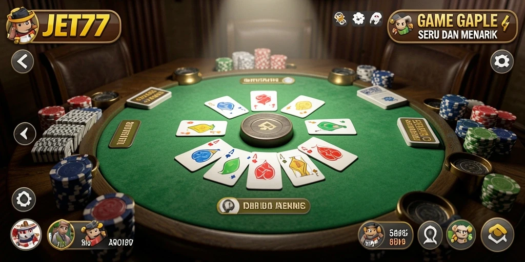 Tampilan gameplay JET77 yang menarik dan interaktif.