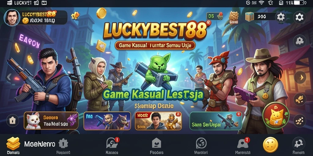 Tampilan gameplay seru dari LUCKYBEST88 yang menantang.