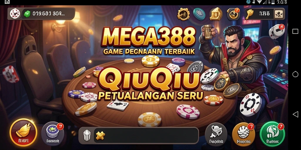 Gameplay seru di MEGA388, cinta QiuQiu yang menantang.