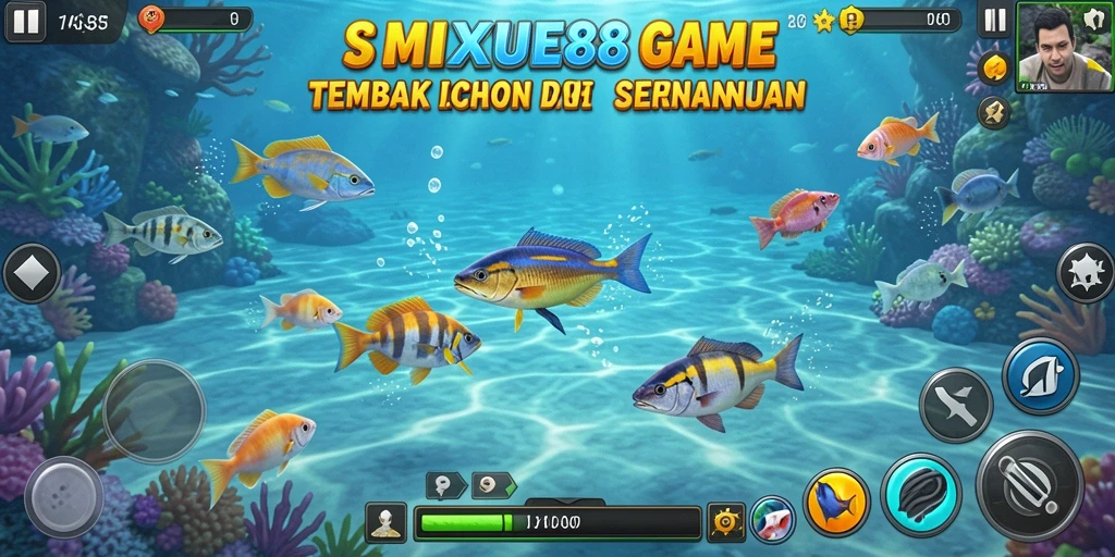 Gameplay seru saat menembak ikan di MIXUE88.