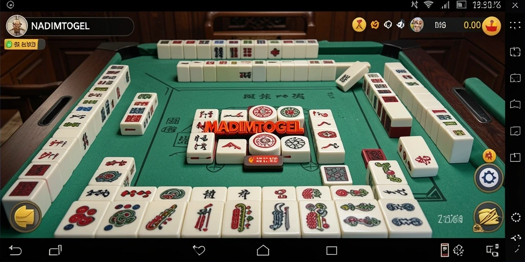 Gameplay NADIMTOGEL yang menarik dan menantang dalam permainan Mahjong.