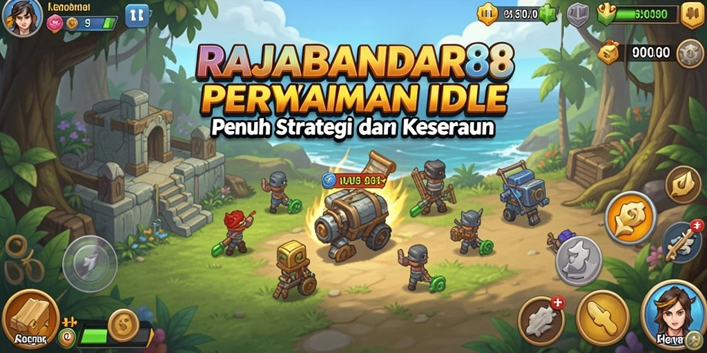 Tampilan gameplay utama RAJABANDAR88 yang seru dan penuh strategi.