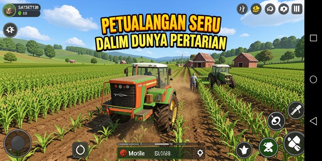 Gameplay menarik dalam SATSET138 dengan aktivitas pertanian.