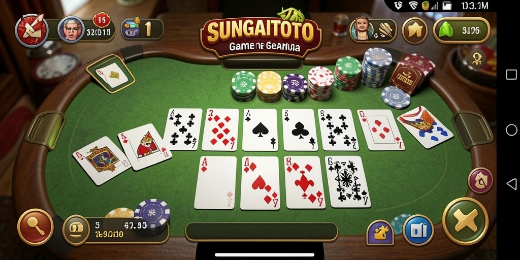 Tampilan gameplay SUNGAITOTO yang seru dan menarik.